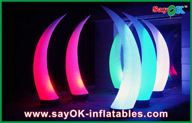 Aufblasbare Beleuchtungs-Dekorations-aufblasbare Stoßzahn-Dekoration mit LED
