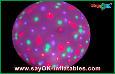 Boden führte den Ballon, der aufblasbare Farben der Beleuchtungs-Dekorations-12 beleuchtet
