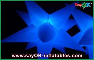 Kundenspezifischer Feiertags-aufblasbare Beleuchtungs-Dekoration, Explosions-Sterne