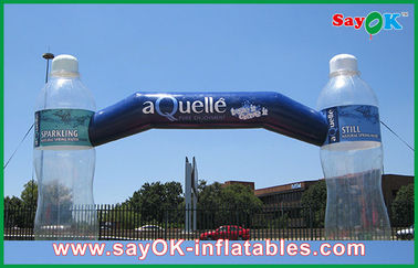 Kundenspezifische aufblasbare Bogen-Werbungs-aufblasbarer Bogen mit klare Flaschen-kundenspezifischen aufblasbaren Produkten