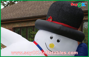 Riesiger Weihnachtsaufblasbarer Dekorations-Schneemann-aufblasbare Feiertags-Dekorationen
