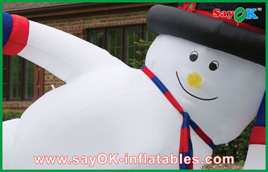 Riesiger Weihnachtsaufblasbarer Dekorations-Schneemann-aufblasbare Feiertags-Dekorationen