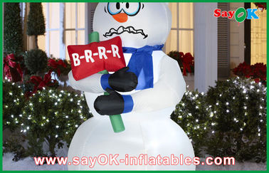 Aufblasbares Feiertags-Dekorations-riesiges Weihnachtsaufblasbarer Schneemann