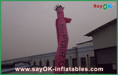 Tanzender Luft-Mann imprägniern rosa aufblasbaren Luft-Tischplattentänzer For Outdoor Advertising