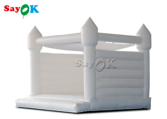 Erwachsenes Kinderreinweiß-PVC-Hochzeits-Schlag-Haus mit Luft-Gebläse