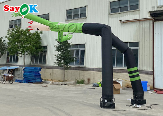 Tanzende aufblasbare Tänzer-Man With Two-Beine des Mann-8m 24ft grüne Mini Hand Shaking Inflatable Air
