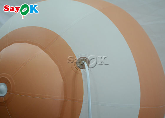 Ballon-Weihnachtshängender Dekor 7ft PVCs orange luftdichter aufblasbarer Weihnachts