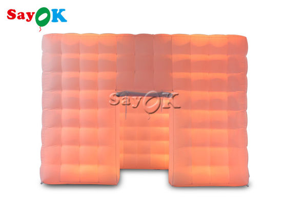 Aufblasbares Zelt Großes Portables Outdoor-Event Aufblasbares Kubuszelt mit Led-Licht