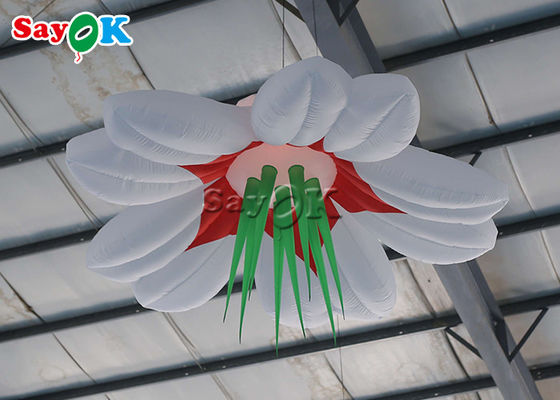 Bunte 1.5m/2m aufblasbare geführte hängende Blume für Hochzeits-Dekoration