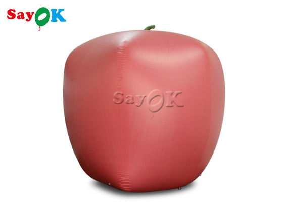 2m riesige rote Frucht-aufblasbares Apple-Ballon-Modell For Rental Business