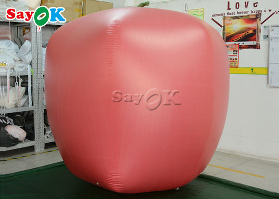 2m riesige rote Frucht-aufblasbares Apple-Ballon-Modell For Rental Business