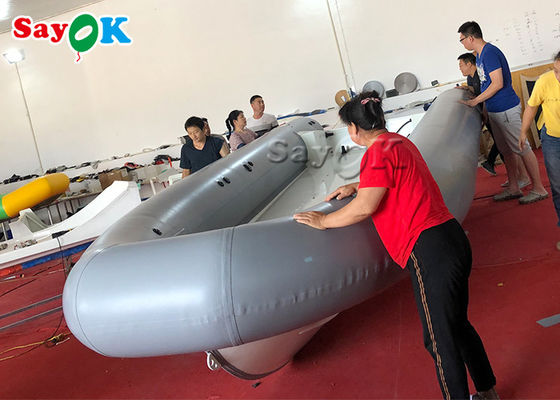 Silber Hypalon RIB Boat Inflatable Fishing Raft der Gewohnheits-5m