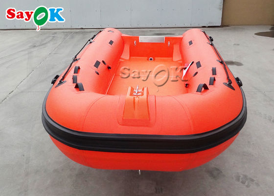 12.8ft 390cm rote aufblasbare Boote PVCs mit Außenbordmotor