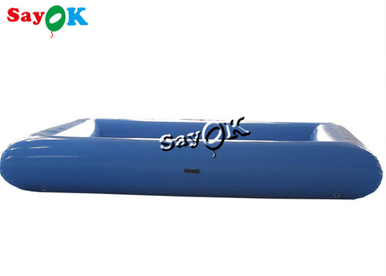 Aufblasbare Pool-Spielzeuge Blau Kleines Gewerbliches Kind aufblasbares Schwimmbad mit Pumpe 4x4x0.6mH