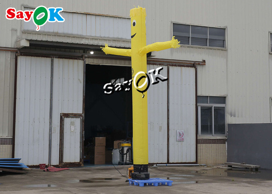 Blow Up Air Dancers Customized 5m Yellow Inflatable Tube Man für Werbegeschäft