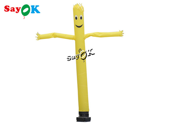 Blow Up Air Dancers Customized 5m Yellow Inflatable Tube Man für Werbegeschäft
