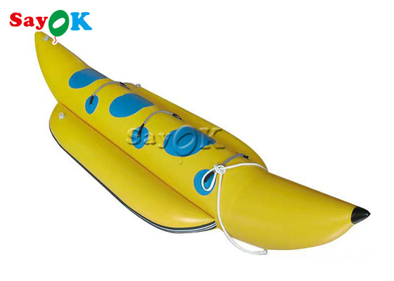 10 Personen-einzelner Körper-aufblasbares Bananen-Boot für Wasser-Spiel