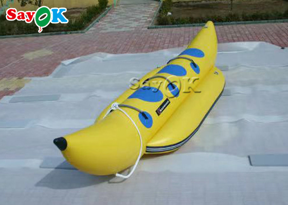 10 Personen-einzelner Körper-aufblasbares Bananen-Boot für Wasser-Spiel
