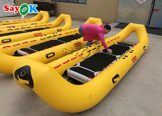 Gelbe aufblasbare Boots-schnelle Entwicklungs-Fluss-Floss-Kajak-Kanu-Floss-Wasser-Rettung PVCs