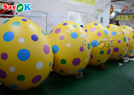 Ostern-Dekorations-kundenspezifische aufblasbare Produkt-formen bunte aufblasbare Vogel-Eier Ballon