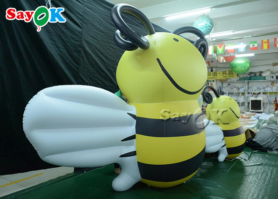 Kundenspezifische riesige aufblasbare Bienen, die stehendes Karikatur-Modell annoncieren