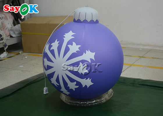 Kundenspezifisches 3m 10ft Garten-Weihnachten verzierte aufblasbaren Ball für Feiertag