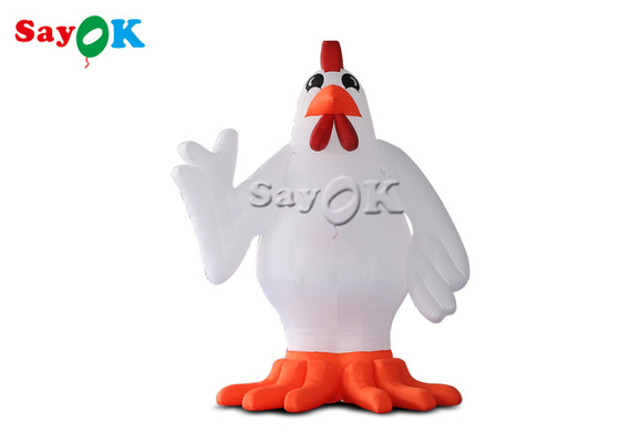 Tier-Hühnerhahn-Modell der Festival-Partei-Dekor-weißes aufblasbares Zeichentrickfilm-Figur-13ft