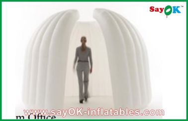Klarer Entwurfs-aufblasbares Luft-Zelt, Iflatable-Büro-Hülsen/Inflatable-Büro-weißes Struktur-Haus-Zelt