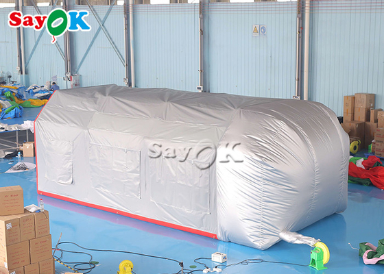 Aufblasbare Arbeits-Zelt-Grey Airtight Inflatable Air Tent-Explosions-Spray-Stand-Auto-Malerei