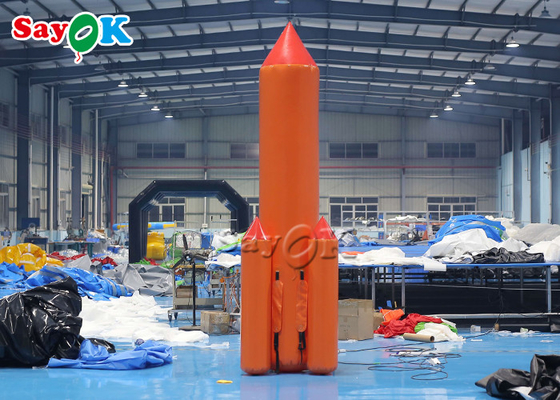 Riesiges aufblasbares 5-m-Event-Werbe-Schlauchboot für Sportspiele, Sprengraketenspiel