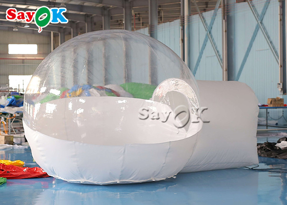 Aufblasbare transparente Ereignis-aufblasbares Luft-Zelt-klare Haube des Zelt-3x2.5mH 10x9ft kampierende mit Tunnel
