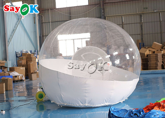 Aufblasbare transparente Ereignis-aufblasbares Luft-Zelt-klare Haube des Zelt-3x2.5mH 10x9ft kampierende mit Tunnel