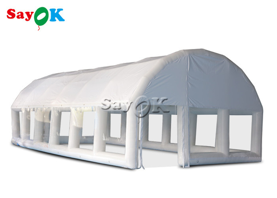 Großes aufblasbares Luft-Zelt-transparente luftdichte Haube PVCs des Zelt-0.55Mm aufblasbares für Swimmingpool-Abdeckung