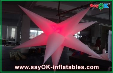 Kundengebundener aufblasbarer hängender LED Licht-Stern der Partei-Ereignis-Dekorations-