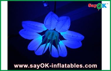 Schöne kundengebundene aufblasbare Beleuchtungs-Dekoration führte aufblasbare Blume für Verkauf