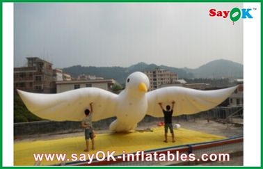 Großes kundenspezifisches aufblasbares Produkt-reizendes riesiges Helium-Tierfliegen-Taube