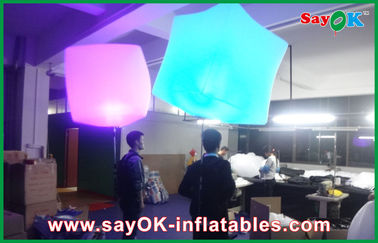 Aufblasbarer Rucksack-Ball der Werbungs-LED mit Logo-Drucken