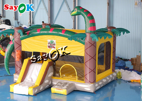 Safari Animal Theme Inflatable Bounce-Schloss kombiniertes 5x5x4mH