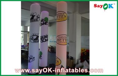 aufblasbare LED Spalten-Säulen-aufblasbare Beleuchtungs-Dekoration 2m Partei Advertsing