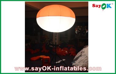 2m Nylon-Stoff-aufblasbarer geführter Stativ-Ball, Beleuchtungs-Dekoration LED annoncierend aufblasbare