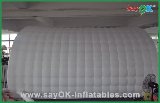 Aufblasbares Gartenzelt Weiß aufblasbares Ereignis-Luftzelt, kundenspezifisch aufblasbarer Tunnel-Outwell-Luftzelt