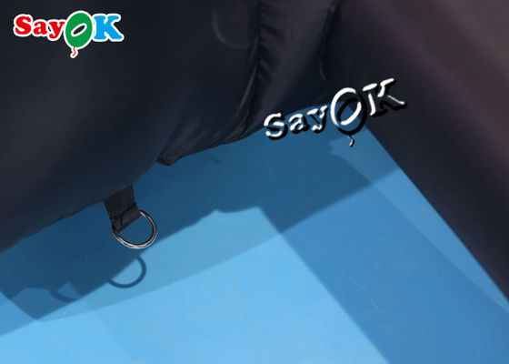 Aufblasbares Zelt für den Außenbereich ROHS 7.3m 24ft Schwarz Aufblasbares Kanalzelt mit Tür