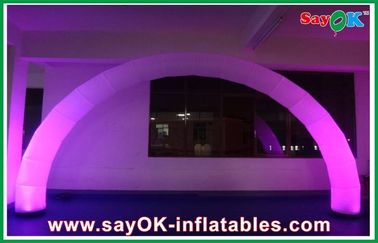 3m aufblasbare geführte beleuchtende Dekoration, Beleuchtungs-Eingangs-Bogen der Ereignis-LED
