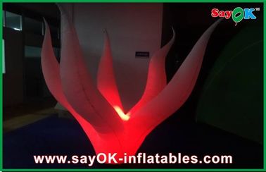 Korallenrote Form-aufblasbare hängende geführte beleuchtende Dekoration/Werbung aufblasbaren LED-Lichtes