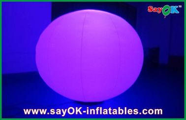 Mietgeschäfts-aufblasbare Dekorationen im Freien, gerundeter Ball-aufblasbares geführtes Licht