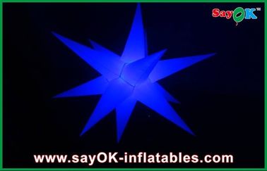 Partei-Stern-aufblasbare Beleuchtungs-Dekorations-Dekoration/Nylonstoff-aufblasbares geführtes Licht
