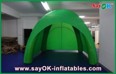 Planen-Campingzelt Solar-des Sun-Hauben-Abdeckungs-Zelt EnclosureExhibitions-Grün-riesiges aufblasbares Luft-Zelt-/PVC