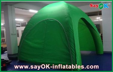 Planen-Campingzelt Solar-des Sun-Hauben-Abdeckungs-Zelt EnclosureExhibitions-Grün-riesiges aufblasbares Luft-Zelt-/PVC