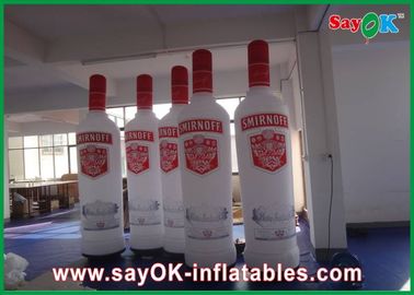 Werbung 3 - 6m aufblasbare Wein-Flasche mit Logo-Drucken
