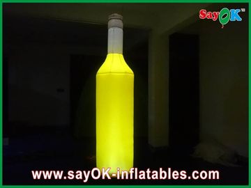 Polyester-gelbe aufblasbare Weinflasche/-Handelsklasse inflatables